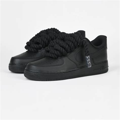 nike air force 1 schwarz weiße schnürsenkel|Nike Air Force 1 high.